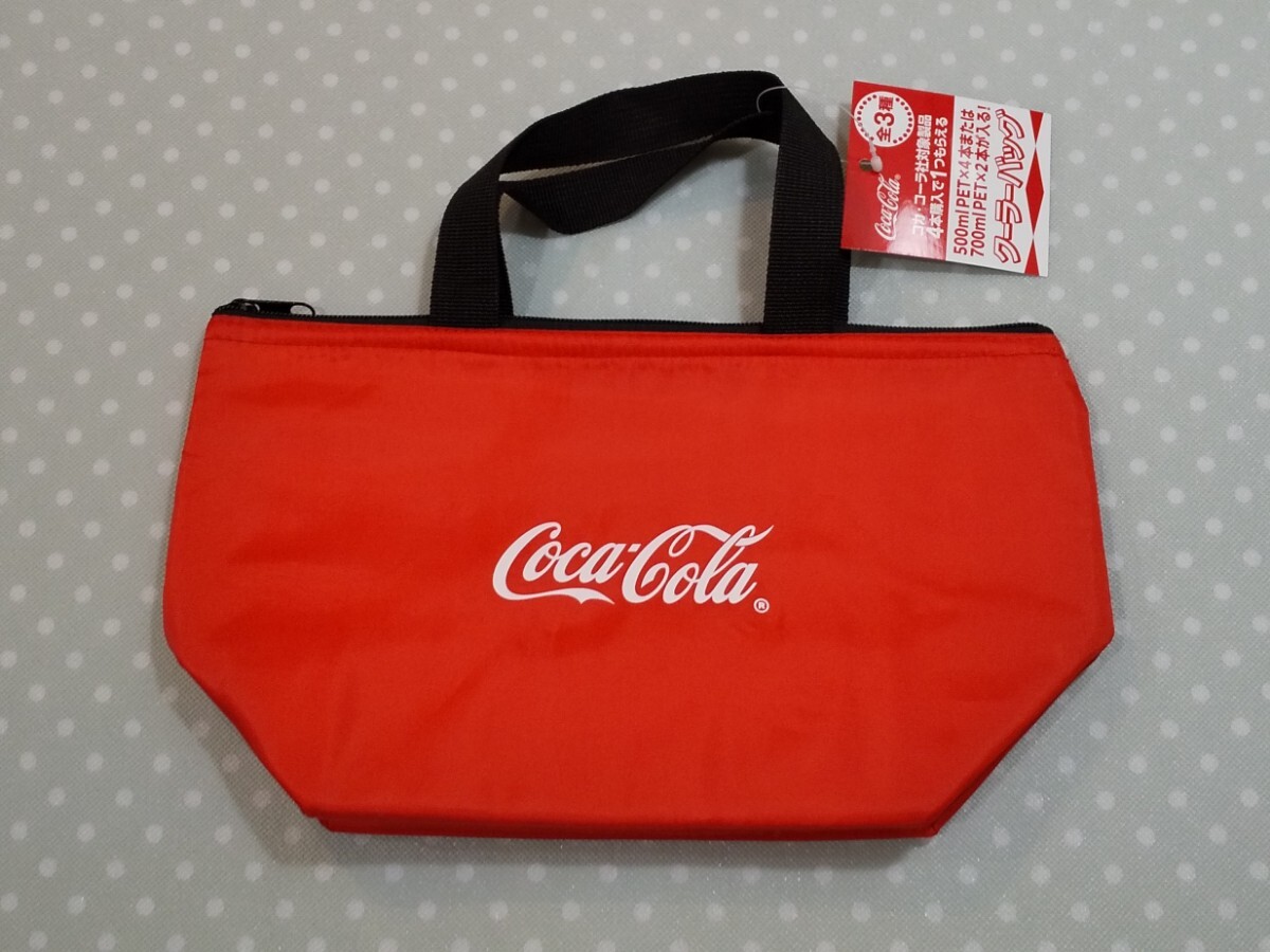 Coca-Cola クーラーバッグ（赤） 新品 未使用 非売品　コカコーラ 保冷バッグ トートバッグ ランチバッグ お散歩バッグ_画像1