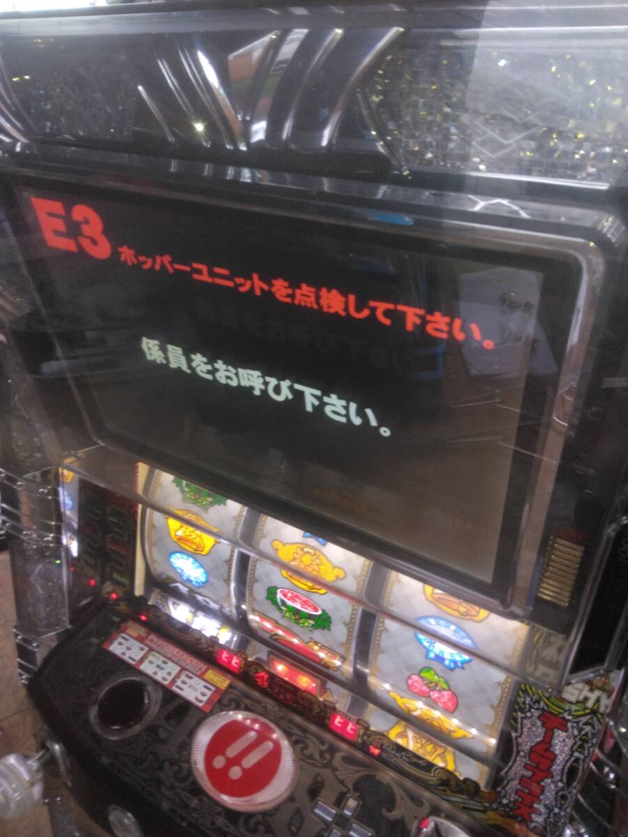 パチスロ 実機 京楽　AKB48 スロット ゲーム 大当り10段階設定可能ロム付　説明書付　ホッパーエラー有_画像2