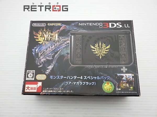 ニンテンドー3DSLL本体 モンスターハンター4 スペシャルパック（SPR-001/ゴア・マガラブラック） ニンテンドー3DS_画像1