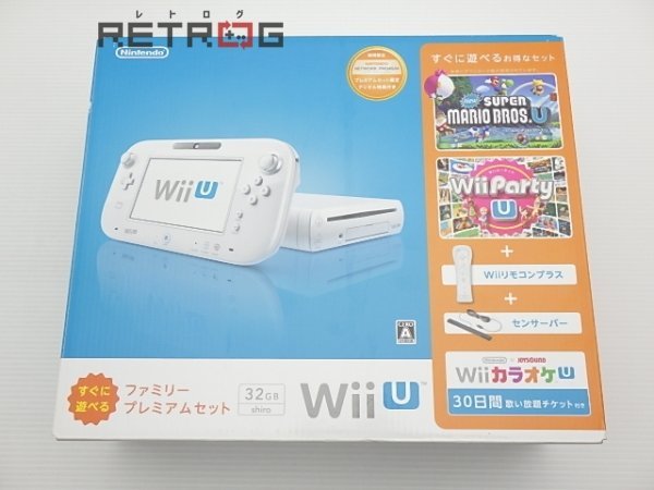 WiiU本体 ファミリープレミアムセット（白） Wii U_画像1