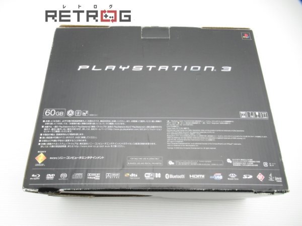 PlayStation3本体 60GB（CECHA00/クリアブラック） PS2ソフト動作未確認 PS3_画像2