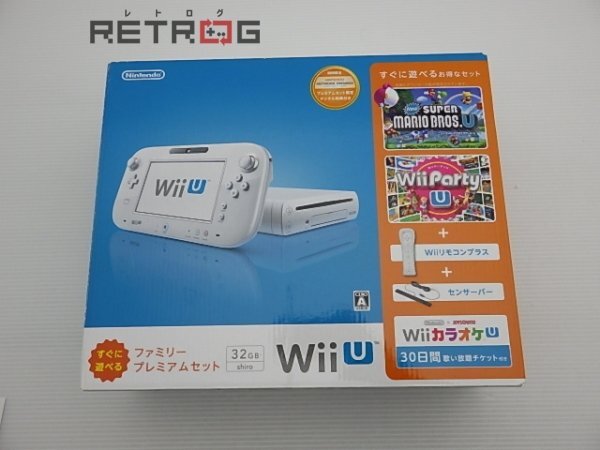 WiiU本体 ファミリープレミアムセット（白） Wii U_画像1