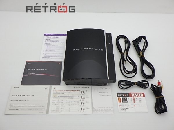 PlayStation3本体 60GB（CECHA00/クリアブラック） PS2ソフト動作未確認 PS3_画像3