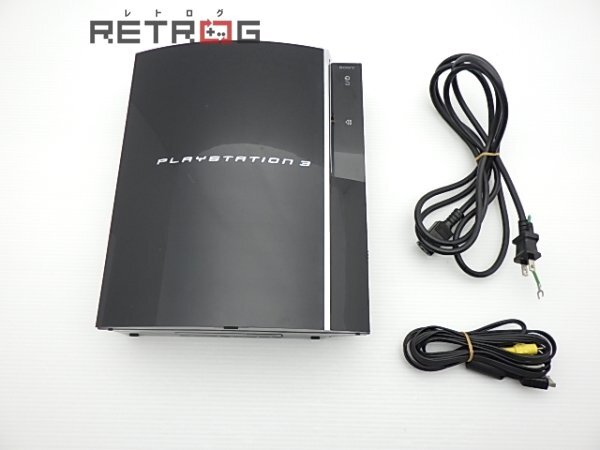 PlayStation3本体 60GB（CECHA00/クリアブラック） PS2ソフト動作未確認 PS3_画像1