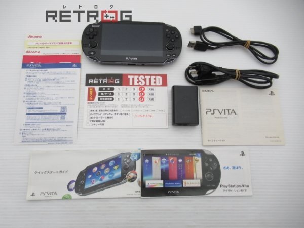 PlayStation Vita本体 3G/Wi-Fiモデル（PCH-1100 AA01 クリスタル・ブラック） PS Vita_画像3