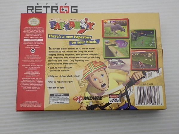 PAPER BOY 北米版 N64 ニンテンドー64の画像2