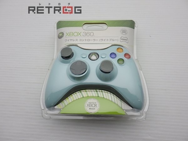 XBOX360　ワイヤレスコントローラ ライトブルー Xbox 360_画像1