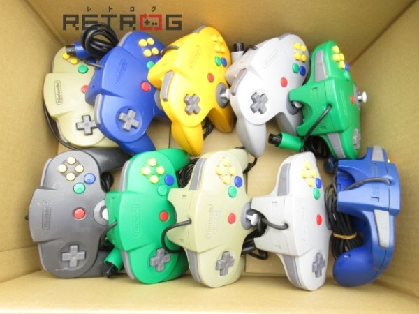 【ジャンク】ニンテンドー64 コントローラーセット 10個 N64 ニンテンドー64の画像1