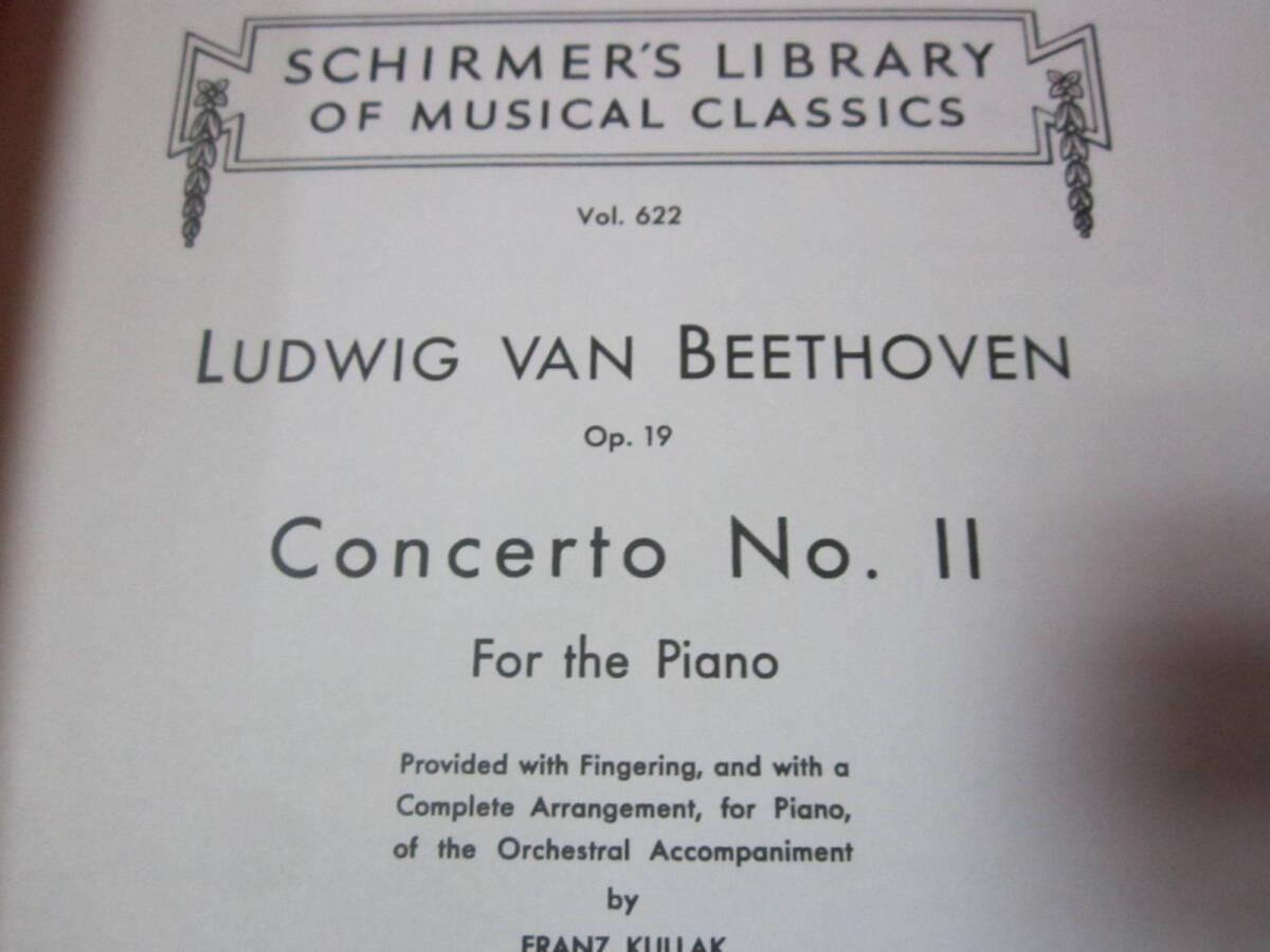 ｍ　輸入ピアノ用楽譜　　Concerto No. 2 in Bb, Op. 19: Piano Duet　２ピアノ4ハンド　ピアノ・デュエット　ベートーヴェン_画像2