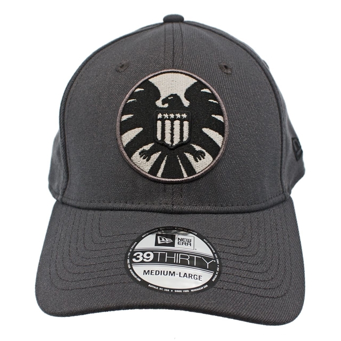 MARVEL Agent of S.H.I.E.L.D New Era 3930 Flex Fit SHIELD キャプテン・マーベル シールド 映画着モデル グレー 39Thirty アベンジャーズ_画像1