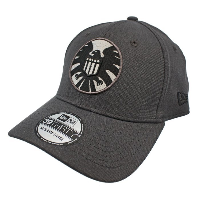 MARVEL Agent of S.H.I.E.L.D New Era 3930 Flex Fit SHIELD キャプテン・マーベル シールド 映画着モデル グレー 39Thirty アベンジャーズ_画像2