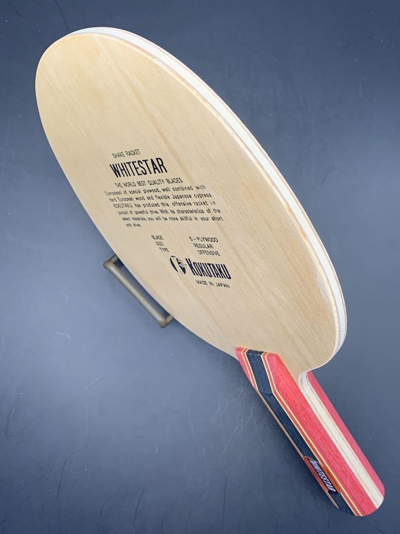 koktakKOKUTAKU ping-pong racket white Star ST tree . hinoki cypress surface material 