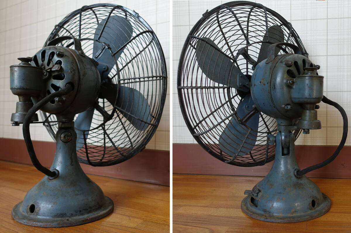  Shibaura made. antique electric fan retro electric fan 