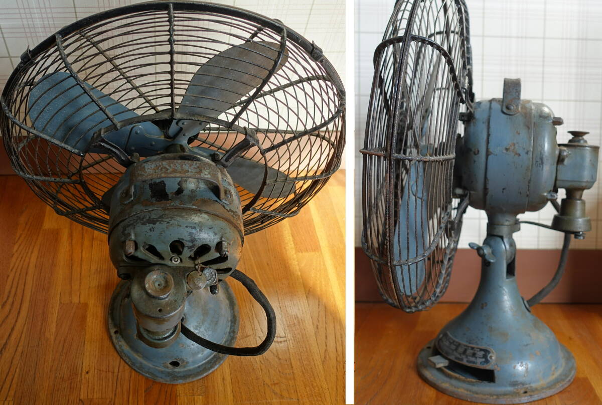  Shibaura made. antique electric fan retro electric fan 