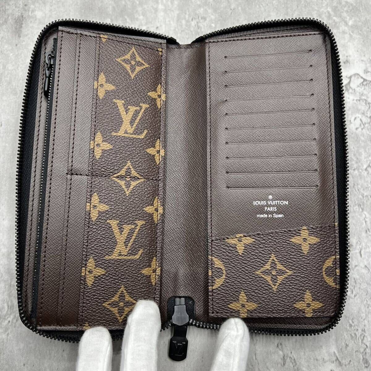 【現行 新品未使用 完売品】ルイヴィトン LOUIS VUITTON ヴェルティカル 長財布 モノグラム レザー メンズ ビジネス ブルー 青 M82799の画像7