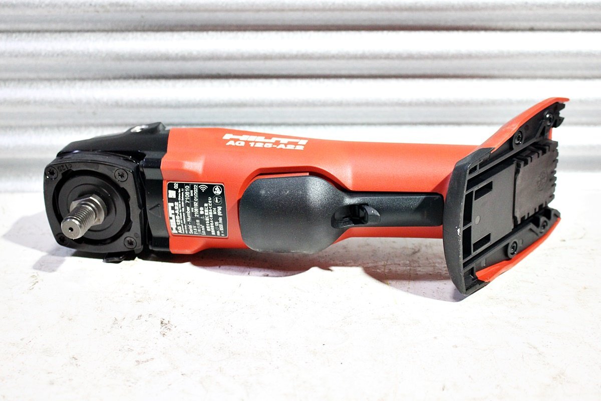 1円スタート!【未使用】HILTI ヒルティ 125mm充電式アングルグラインダー AG125-A22 22V 本体のみ_画像4