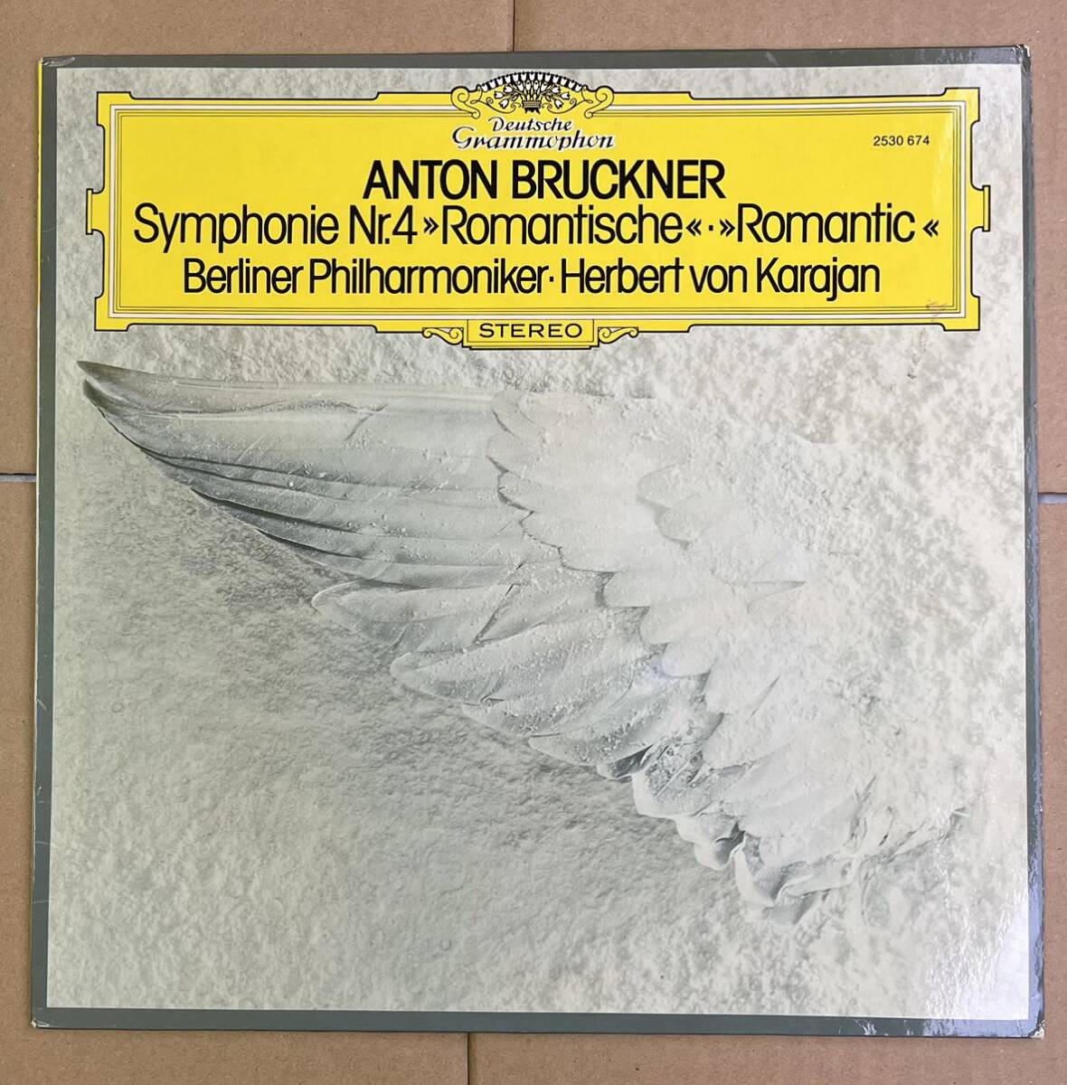 独 DG/Karajan/カラヤン/Anton Bruckner/ブルックナー/交響曲第4番/ロマンティック/グラモフォン/2283_画像1