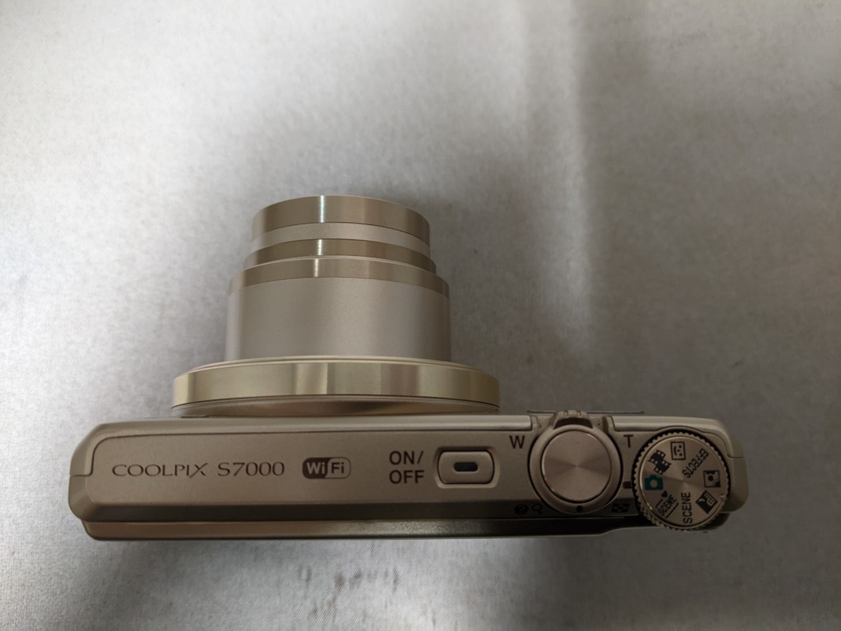 H1877 Nikon COOLPIX S7000 コンパクトデジタルカメラ 小型デジカメ/ニコン/クールピクス 簡易動作確認OK 動作品 現状品 送料無料_画像6