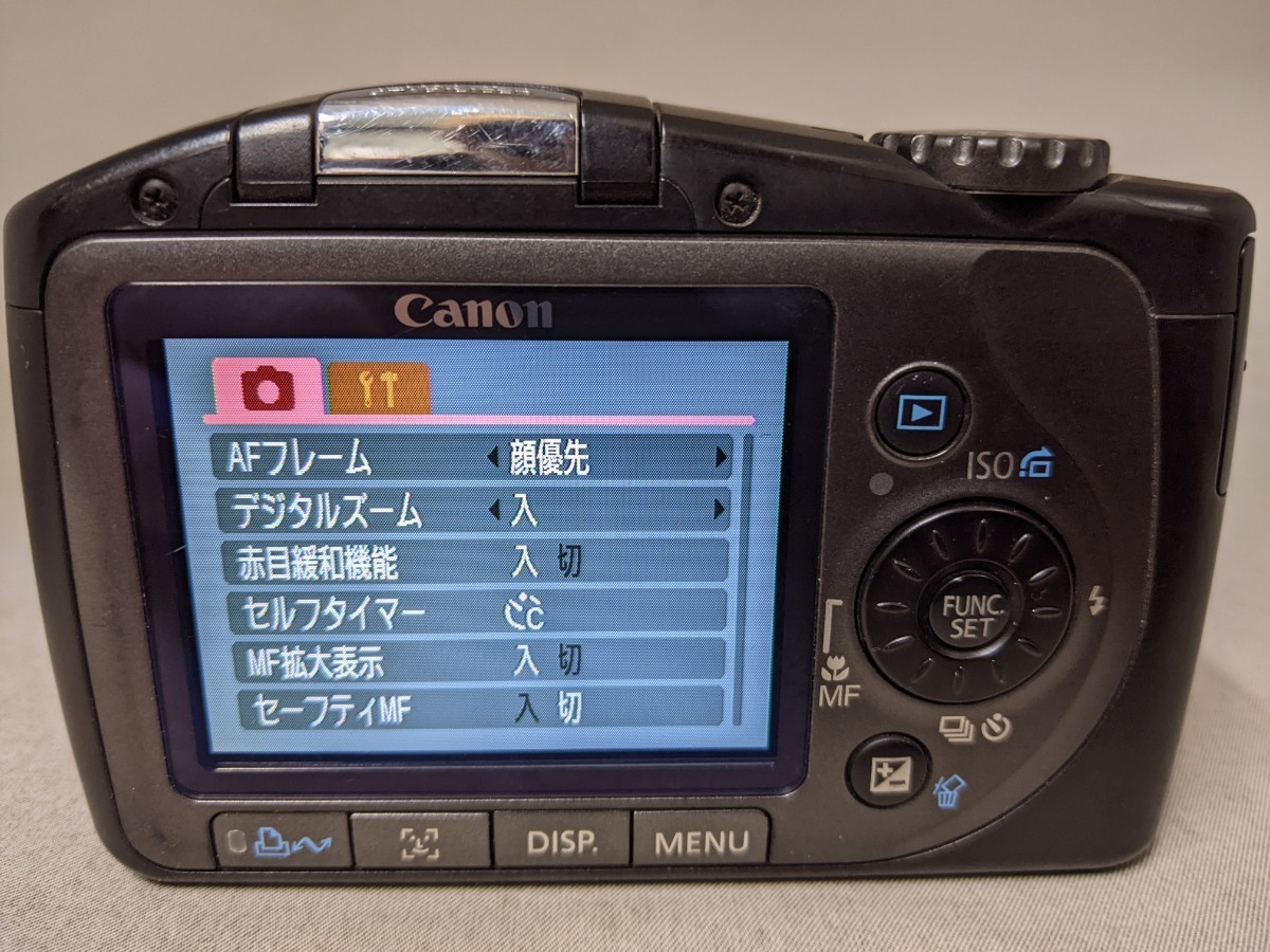 H1883 Canon PowerShot SX100 IS PC1256 コンパクトデジタルカメラ 小型デジカメ/キャノン/パワーショット 簡易動作確認OK 動作品 現状品_画像5
