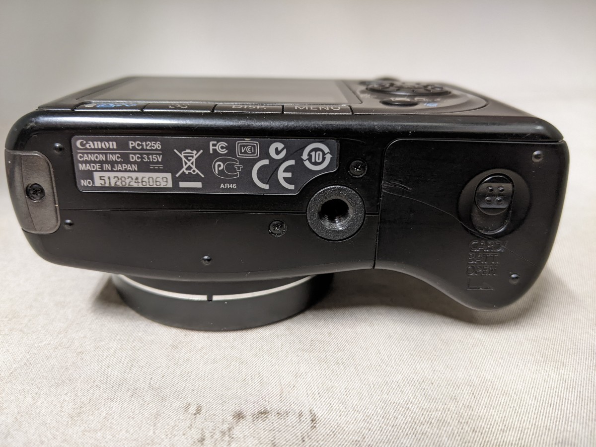 H1883 Canon PowerShot SX100 IS PC1256 コンパクトデジタルカメラ 小型デジカメ/キャノン/パワーショット 簡易動作確認OK 動作品 現状品_画像9