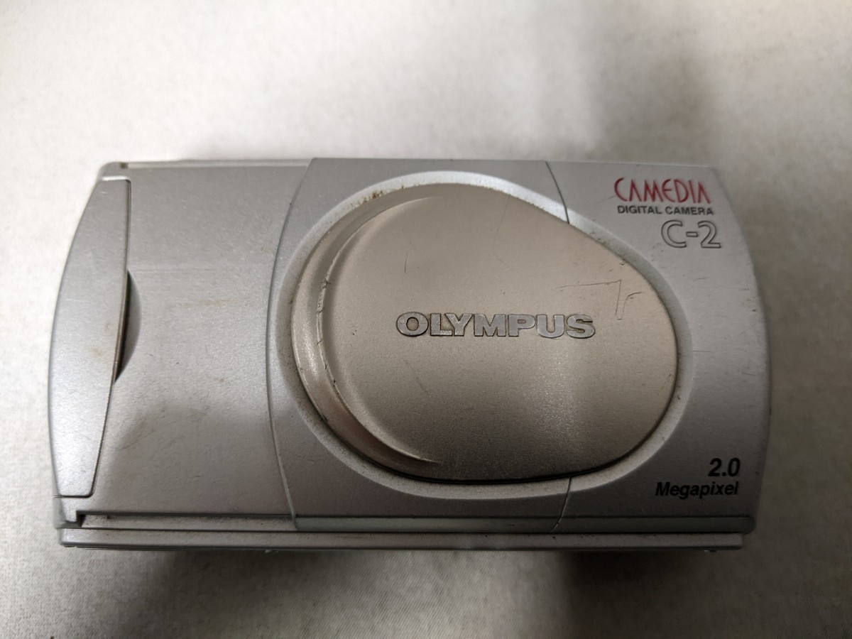 H1887 OLYMPUS C-2 コンパクトデジタルカメラ 小型デジカメ/オリンパス 簡易動作確認OK 動作品 現状品 送料無料_画像1