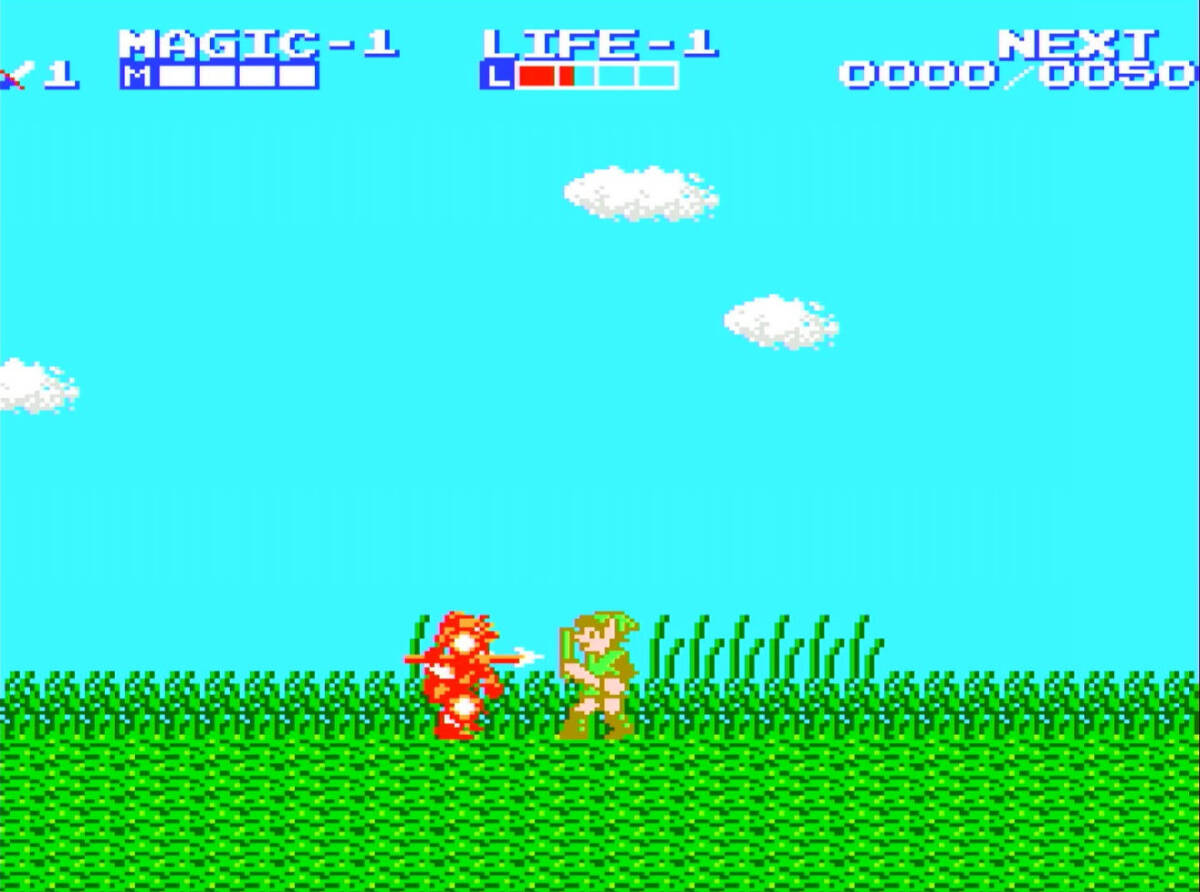 ★中古 NES THE ADVENTURE OF LINK リンクの冒険 ゼルダ2 カナダ版の画像6