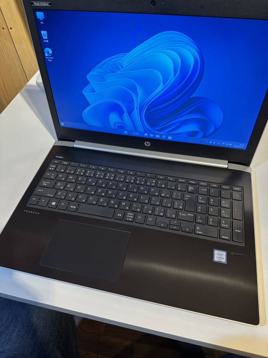 【美品】高スペックHP ProBook /高速i5/ M.2/ 750GB SSD/メモリ16GB /ノートパソコン/ Windows 11 pro / オフィス2021 pro付き_画像2