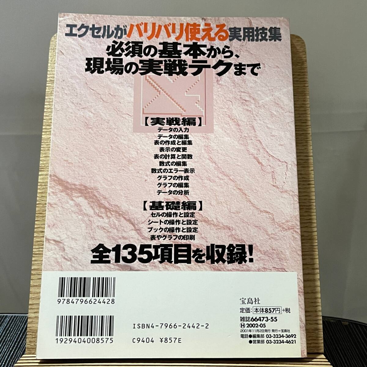 即効!エクセル実用技 初・中級編 Microsoft Excel 2000 宝島社 240323_画像2