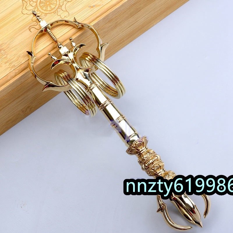 7616円 密教法具 花鋲 1対 上等品 中サイズ 高さ12.3cm 真鍮製 7616円 密教法具 花鋲 1対 上等品 中サイズ 高さ12.3cm 真鍮製
