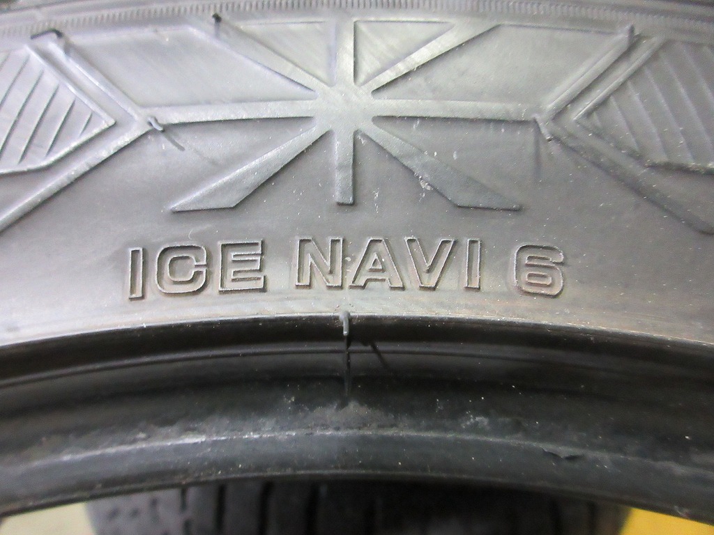 2017年製 グッドイヤー アイスナビ GOODYEAR ICE NAVI 6 215/45R17 4本 No.4580上 スタッドレス 雪 氷 冬タイヤ スノータイヤ 70％残溝の画像8