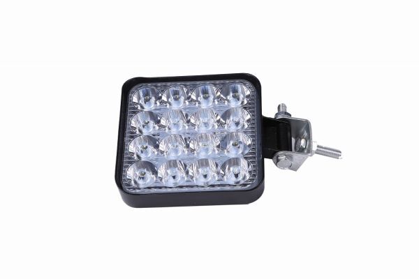 送料無料 LED ワークライト 12V/24V 兼用 48W 6000K ホワイト 防水 作業灯 デッキライト 投光器 車幅灯 照明 トラック 2個set | a11-68-2の画像7