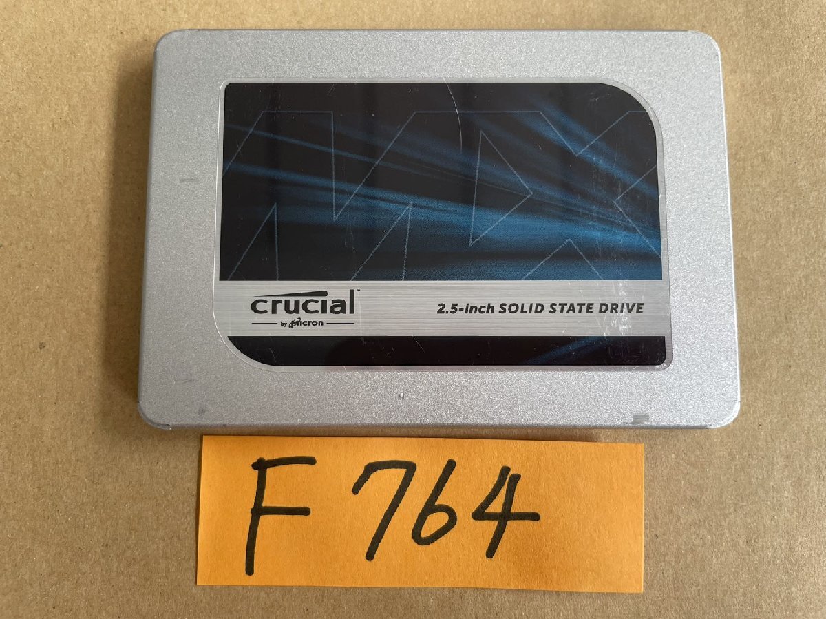 送料無料 Crucial CT500MX500SSD1 500GB SATA SSD500GB 使用時間829H★F764_画像1