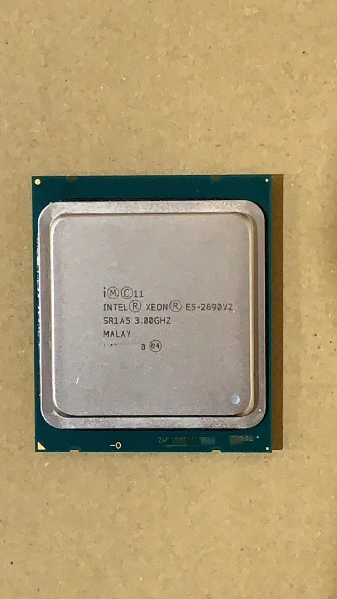 送料無料動作品Intel Xeon E5-2690 V2 SR1A5 3.00GHz 管理番号 Y221013_画像1