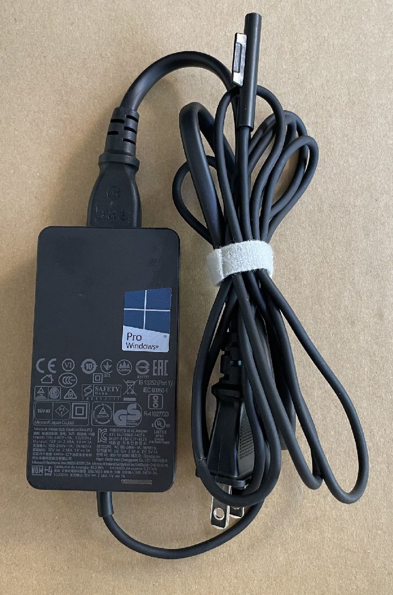 Microsoft Surface マイクロソフト ACアダプター MODEL 1625 12V-2.58A 5V-1A ★動作品★AB975_画像1