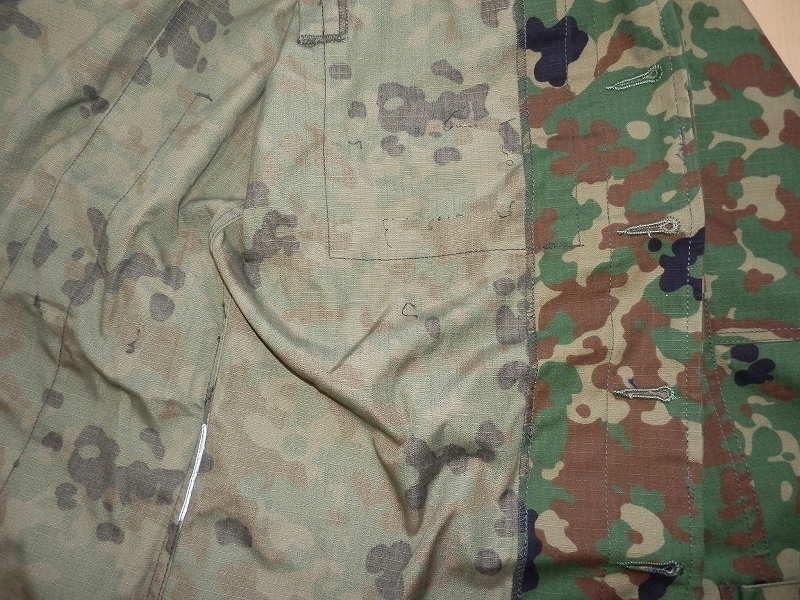 陸上自衛隊 迷彩ジャケット★作業服シャツ軍服ミリタリー戦闘服サバゲー89式小銃 旧迷彩JGSDF熊笹フィールドジャケット防衛庁 日本軍 陸軍の画像6