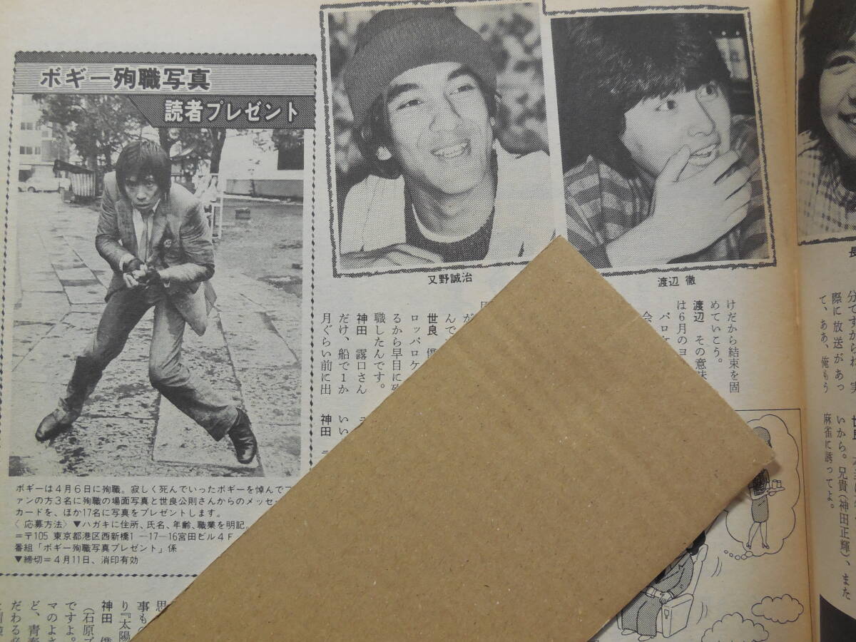 週刊テレビ番組/TV情報誌 昭和59年 1984年 太陽にほえろ 露口茂 新藤兼人 松本清張 郷ひろみ 岩井小百合 昭和レトロ 雑誌 テレビガイド _画像5