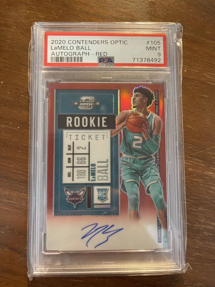 lamelo ball RC contenders optic 75シリ psa9の画像1