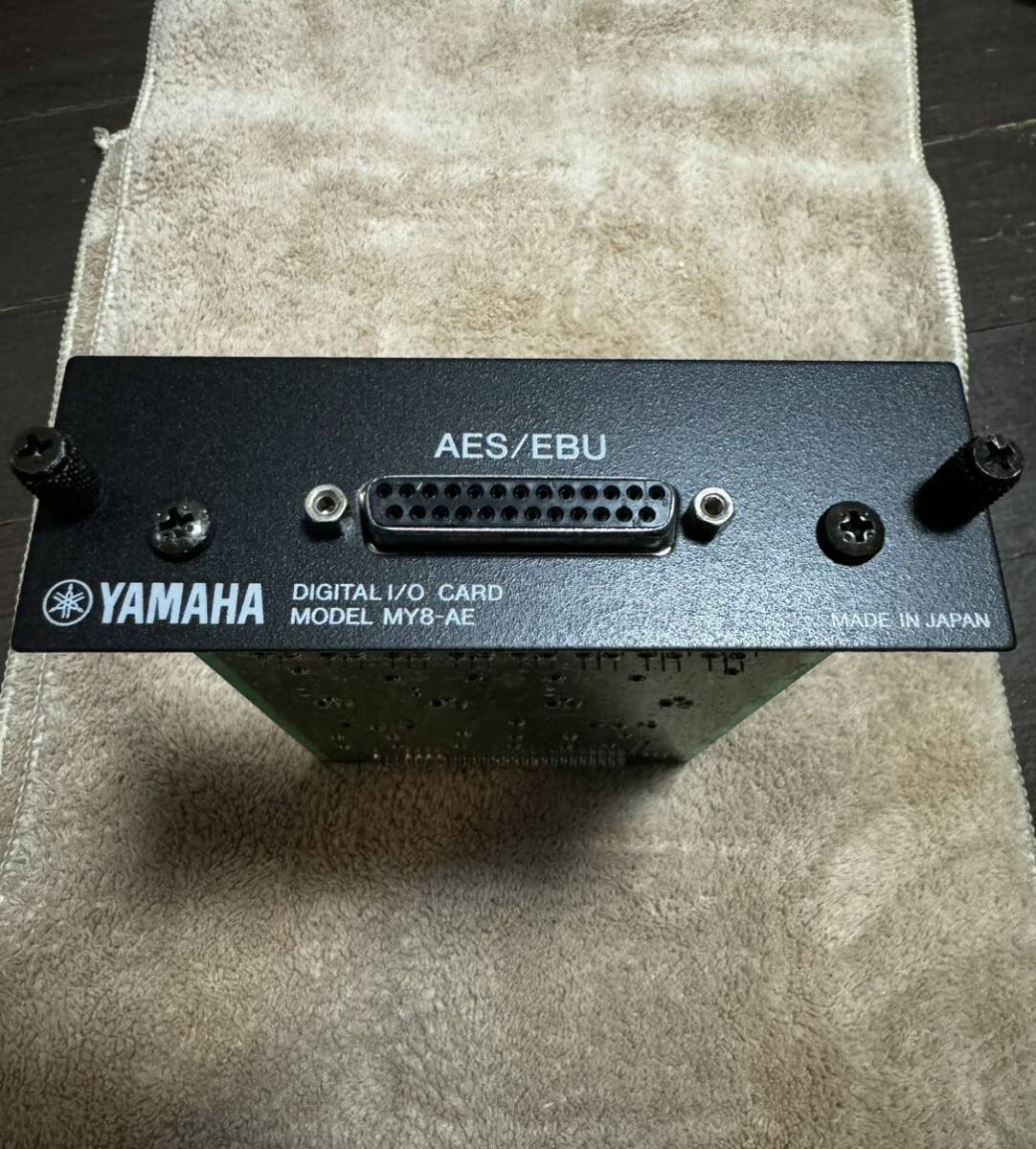 YAMAHA ヤマハ デジタル ミキサー Mini-YGDAI カード MY8-AE 8chデジタル入出力　動作良好_画像1