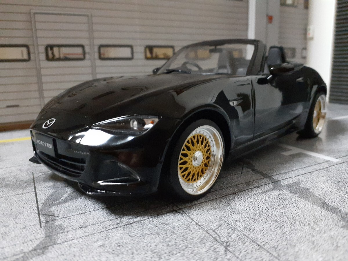 FIRST 1/18 MAZDA Roadster ND 2015 ノーマルホイール付属の画像1