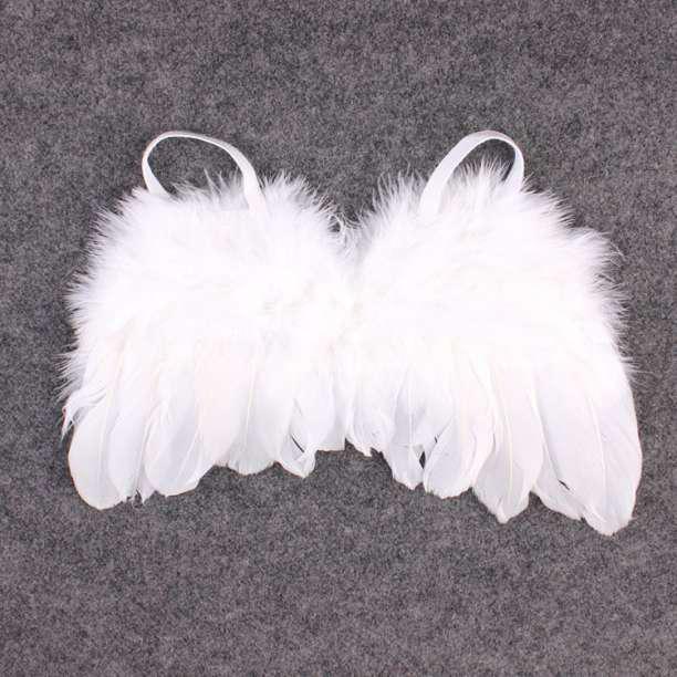 ニューボーンフォト 天使の羽 リーフバンド 赤ちゃん コスプレ ベビー 記念写真の画像5