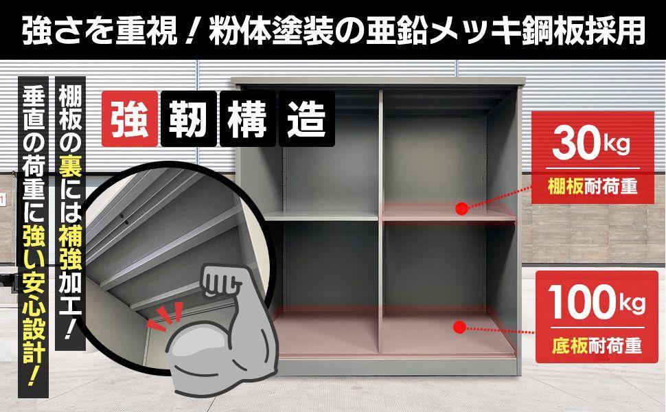 【カンタン組立】大容量1000L 大型物置 簡易倉庫 屋外物置 物置 1979_画像9