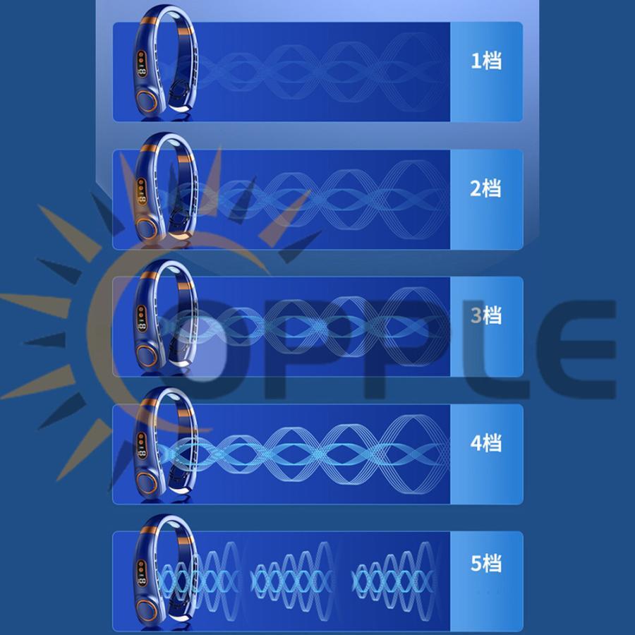 ネッククーラー 首掛け扇風機 18° 5000mAh 5段階風量 大容量 静音 軽量 最大24時間動作 USB充電 360° 冷却プレート 1秒で冷やす 強力_画像10