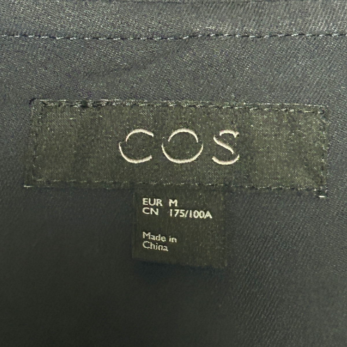EUR M COS シャツジャケット コットン ブラック（コス）【正規品・送料無料】_画像6
