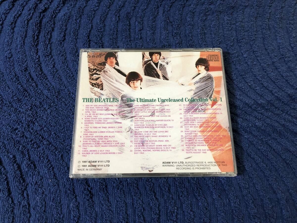 2アルバム 独盤 The Beatles ザ・ビートルズ The Ultimate Unreleased Collection Vol.1 Vol.2 See Back Cover For Track Listing_画像3