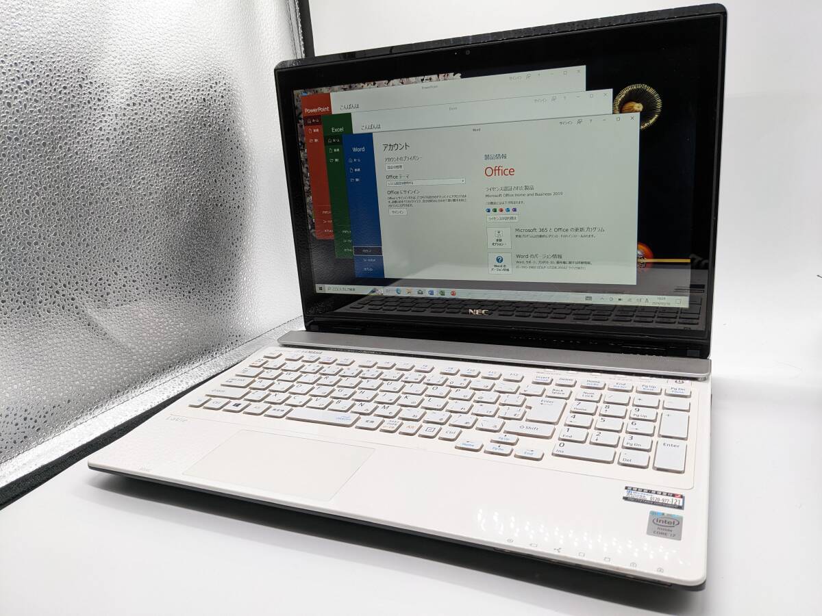 送料無料【第5世代i7+高速SSD512GB+フルHDタッチ液晶】NS750/A Corei7-5500U/メモリ8GB/Win10/Office/カメラ/Blu-ray