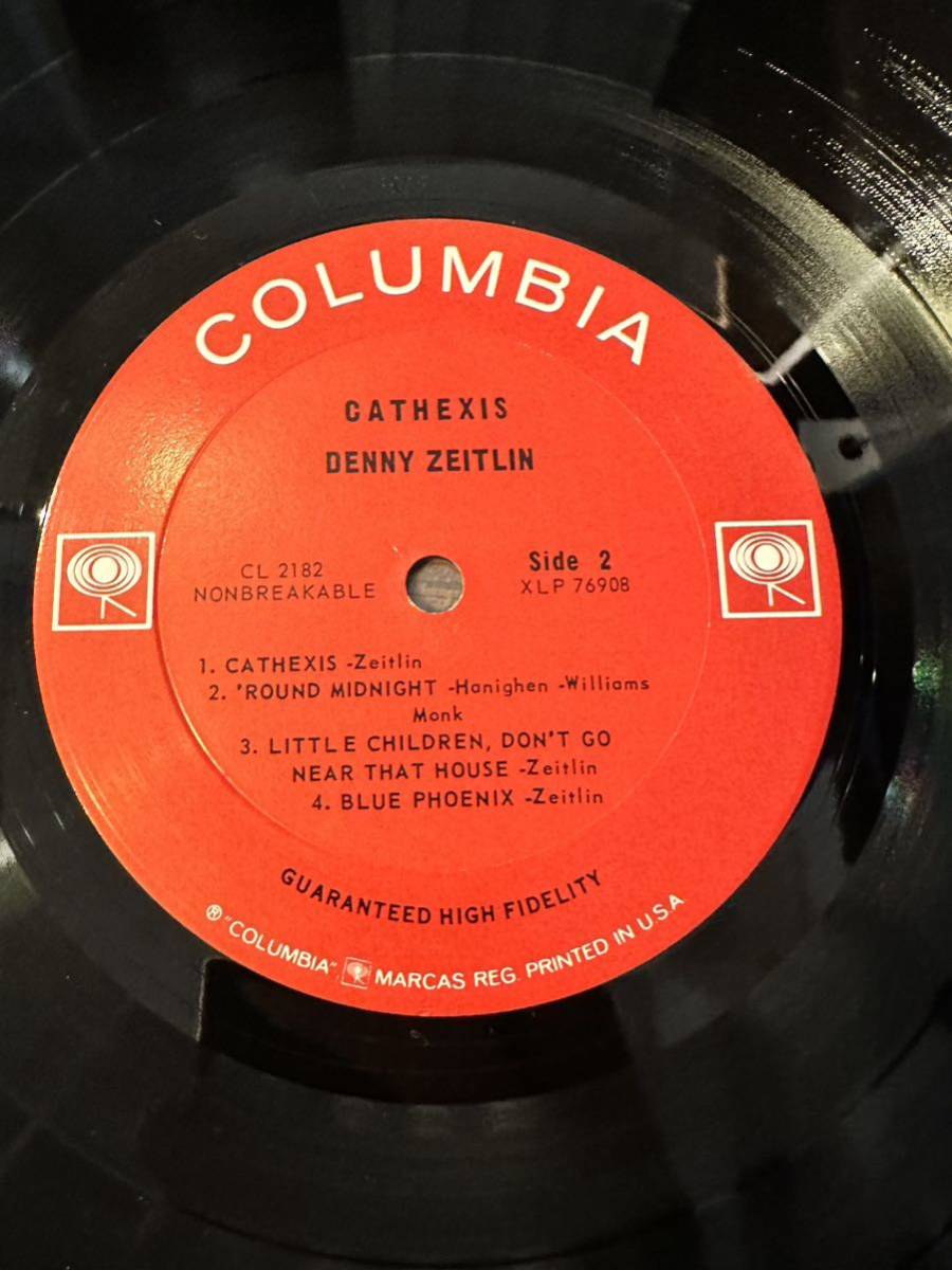 【USオリジナル】DENNY ZEITLIN デニー・ザイトリン ■ CATHEXIS COLUMBIA CL 2182_画像4
