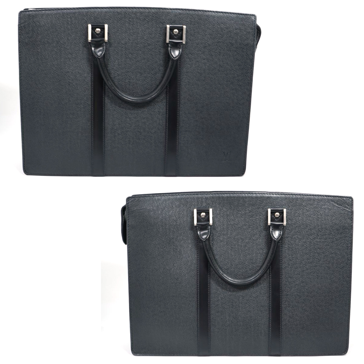 【極美品】Louis Vuitton タイガ ポルトドギュマン ロザン アルドワーズ 黒 ブラック TAIGA BAG ビジネス 鞄 メンズ レディース M30052_画像2