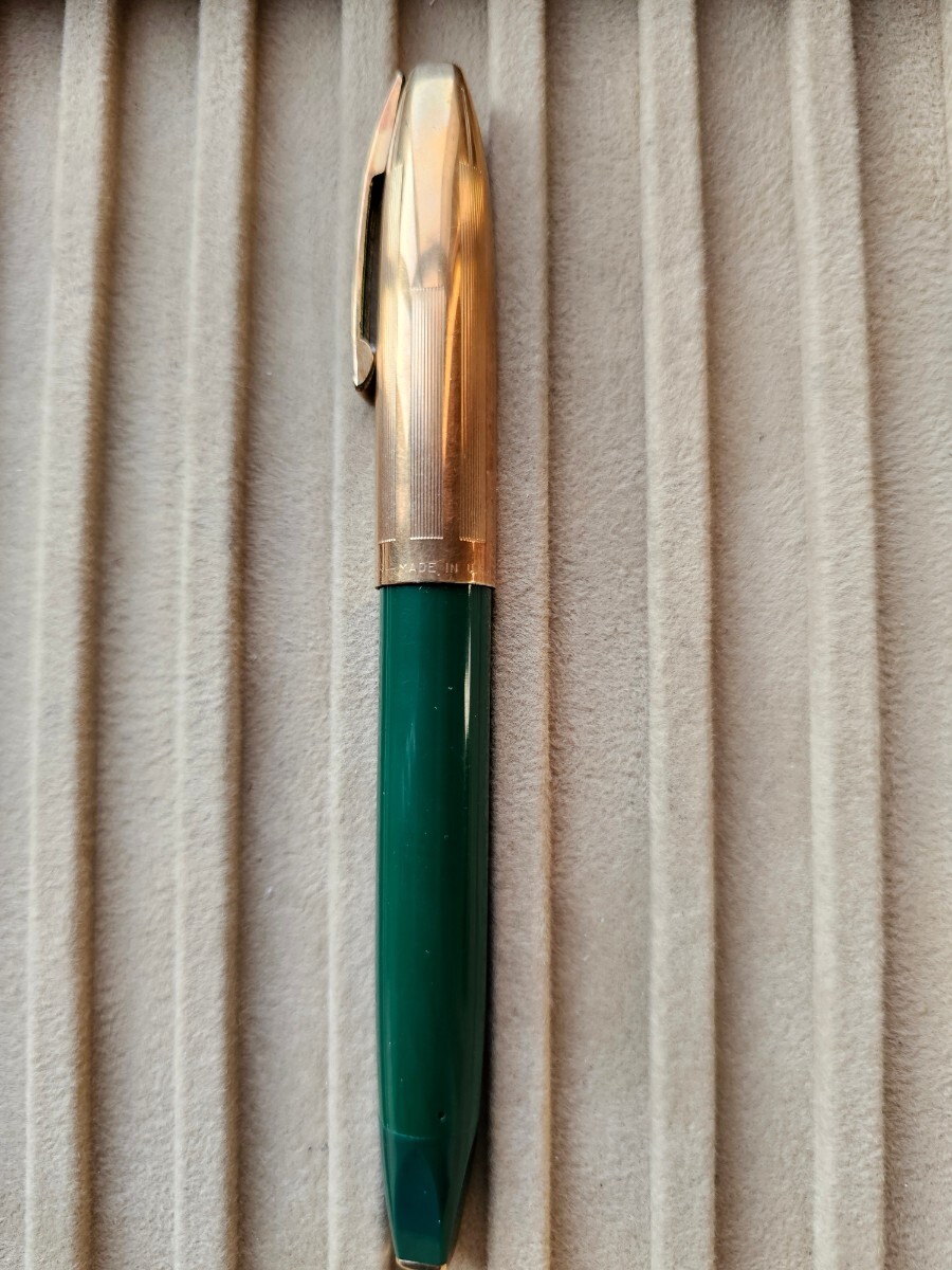 シェーファー万年筆 PFM SHEAFFER 14K 金張りキャップ 昭和レトロ 激レア！_画像2