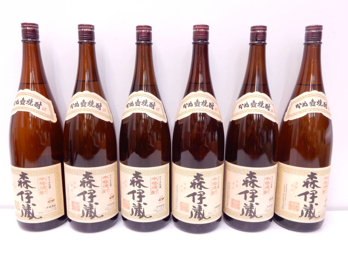 13210 酒祭 焼酎祭 森伊蔵 旧ラベル 6本セット 1800ml 25度 未開栓 森伊蔵酒造 かめ壺焼酎 本格焼酎 芋焼酎 汚れ等有 コレクター放出品!!_酒祭、開催中です。