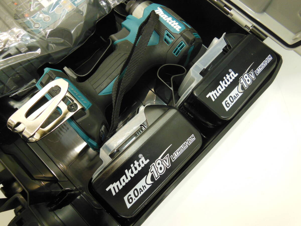 工具祭 マキタ 充電式インパクトドライバ TD173DRGX 美品 作動確認済 makita 18V 6.0Ah バッテリー2個_画像6